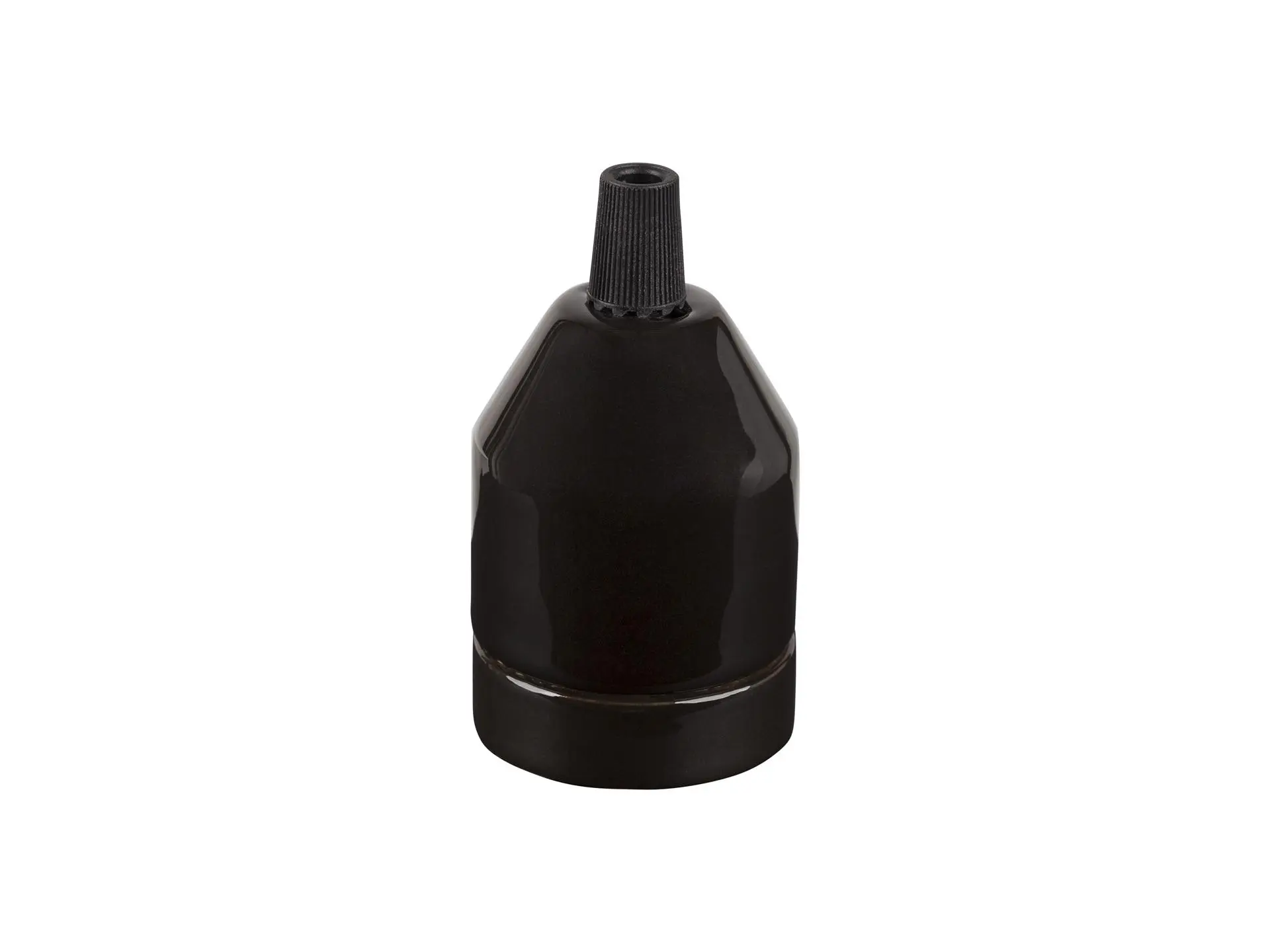 Ifö Electric porselein fitting E27 zwart
