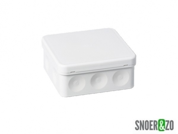 Kabeldoos wit IP55 75x75x39mm Kabeldoos wit IP55 75x75x39mm