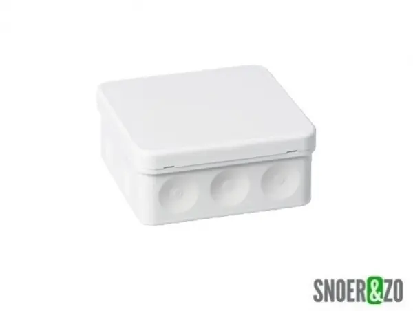 Kabeldoos wit IP55 75x75x39mm