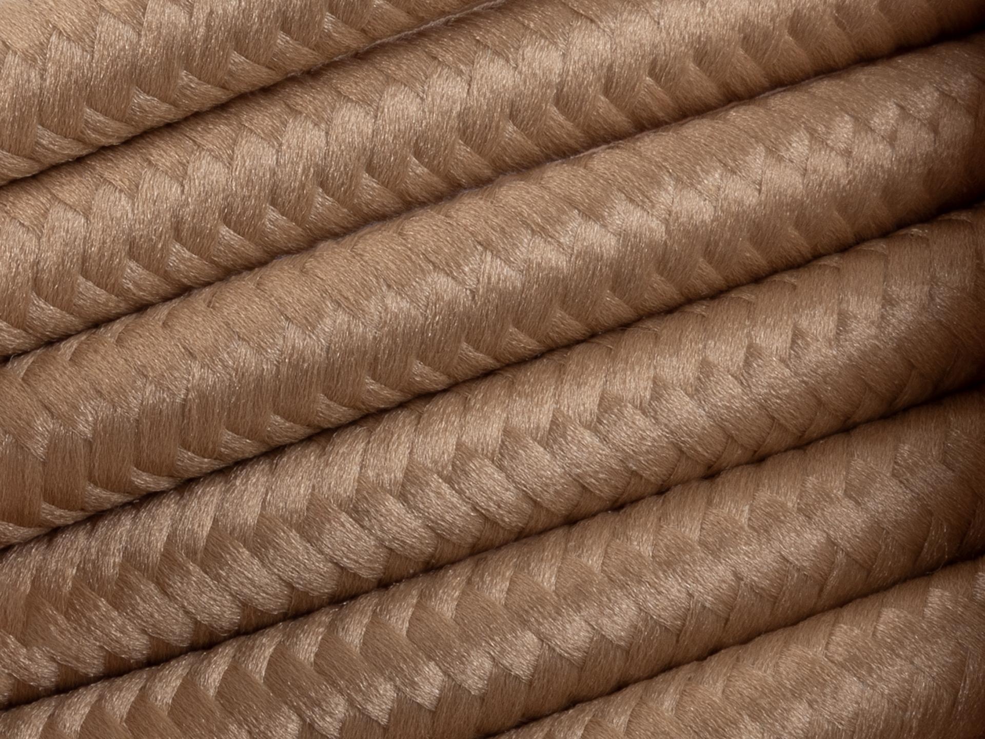 Kashmirbruin strijkijzersnoer - 2 aderig