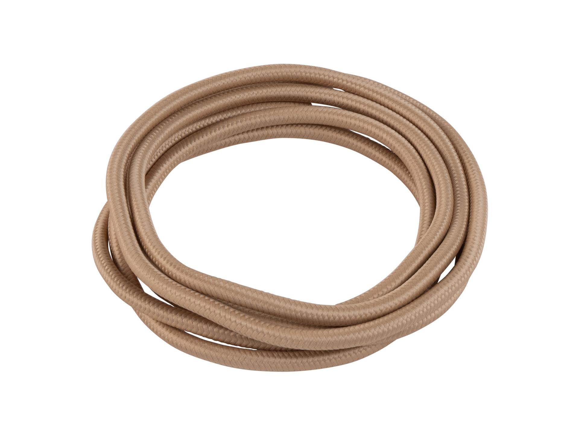 Kashmirbruin strijkijzersnoer - 2 aderig