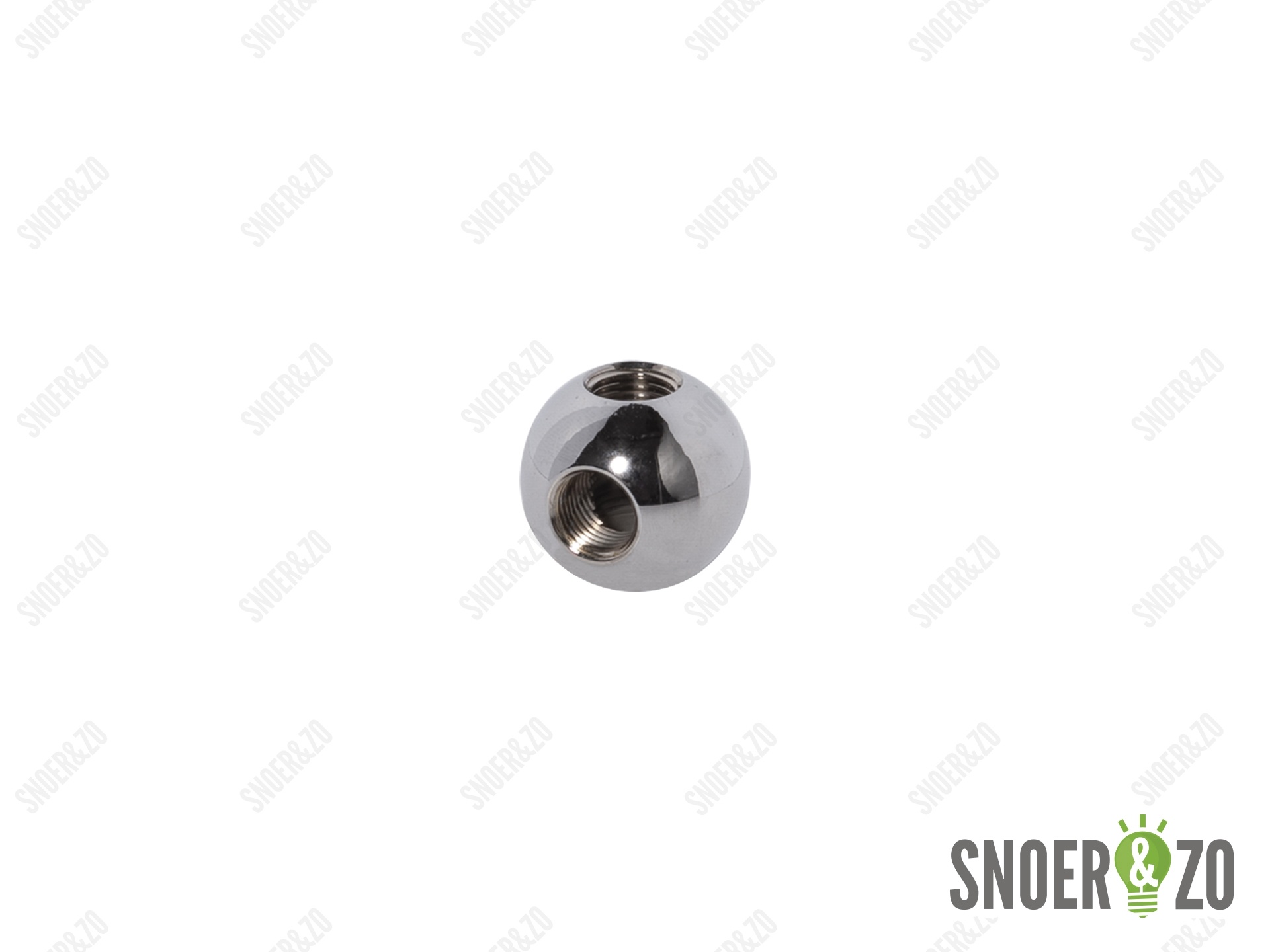 Kogel chroom 25 mm met haaks gat binnendraad M10X1 Kogel chroom 25 mm met haaks gat binnendraad M10X1