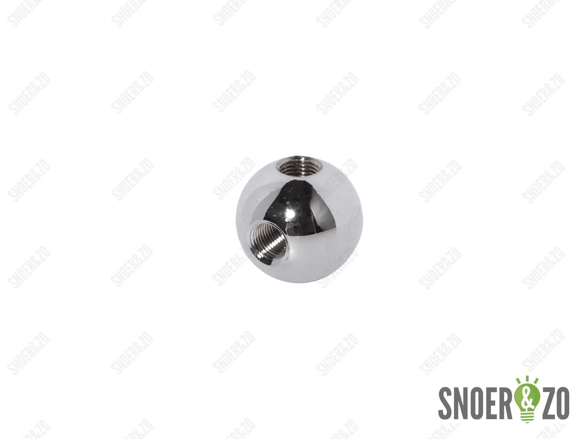 Kogel chroom 30 mm met haaks gat binnendraad M10X1
