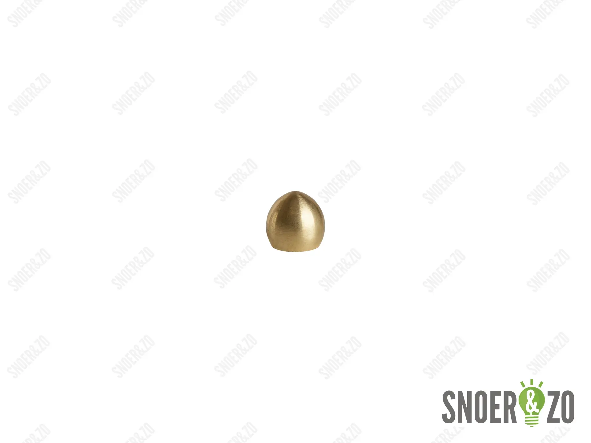 Kogel messing 14 mm met 1 gat binnendraad M10X1