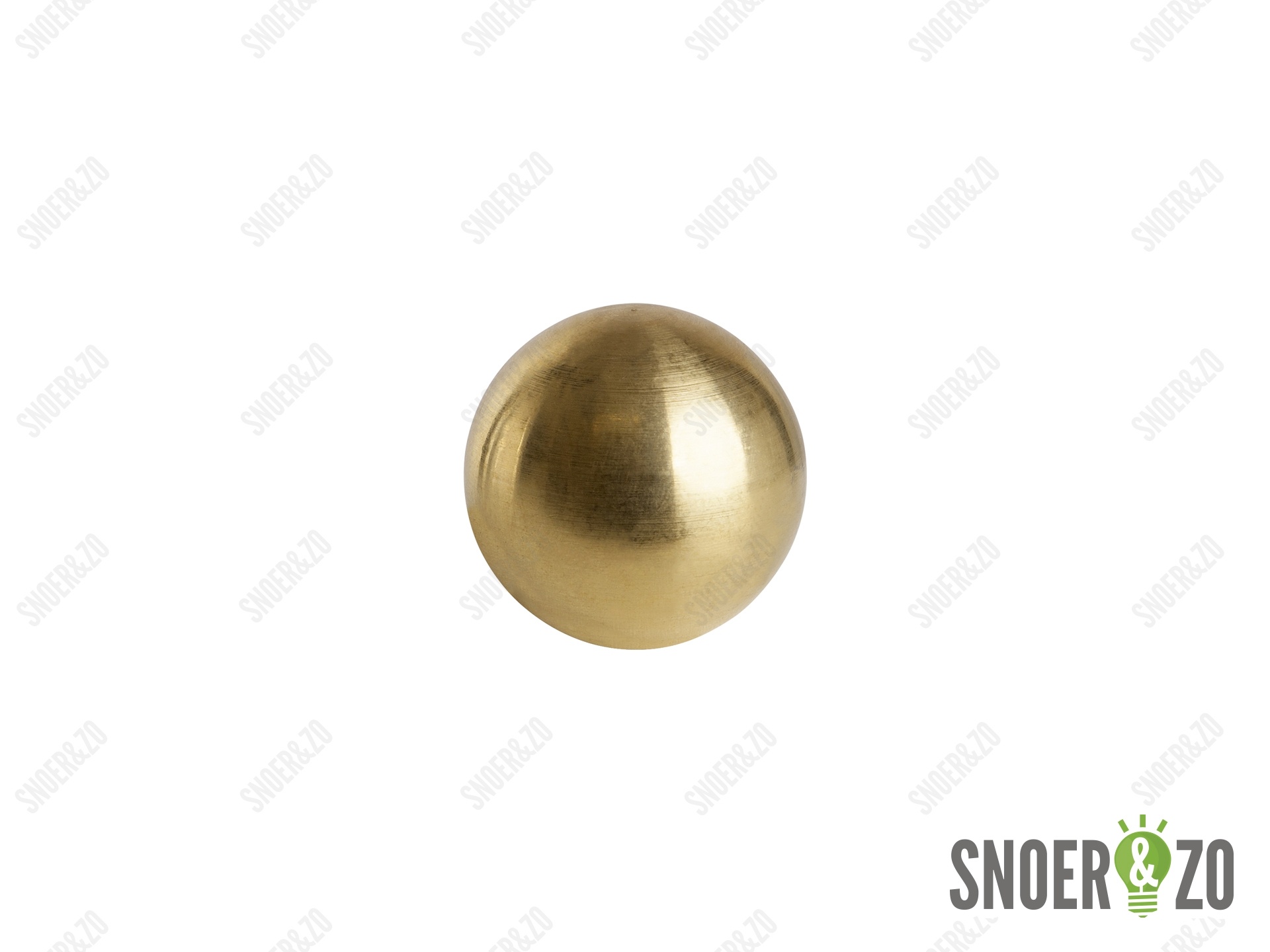 Kogel messing 40 mm met 1 gat binnendraad M10X1 Kogel messing 40 mm met 1 gat binnendraad M10X1