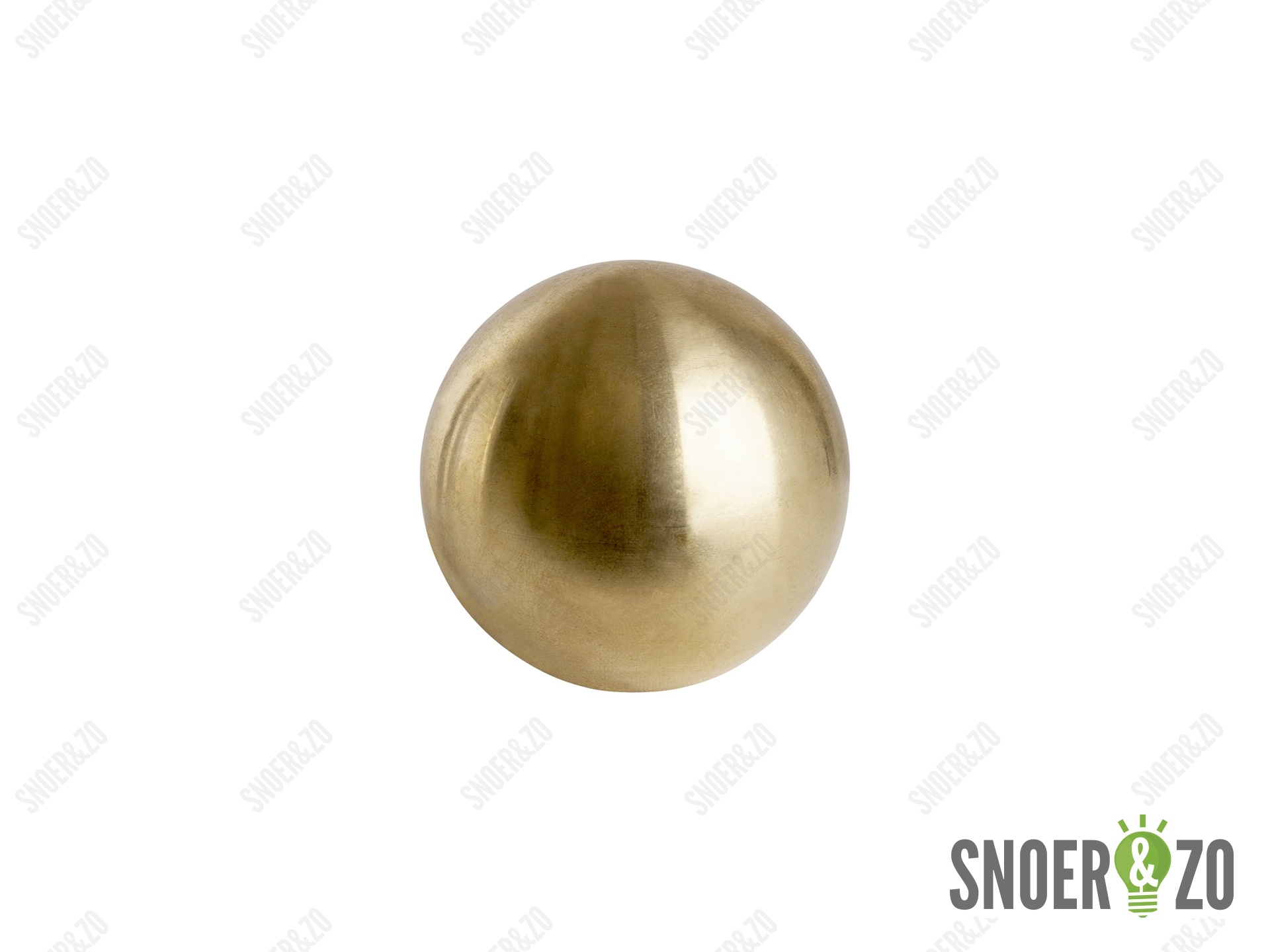 Kogel messing 50 mm met 1 gat binnendraad M10X1 Kogel messing 50 mm met 1 gat binnendraad M10X1