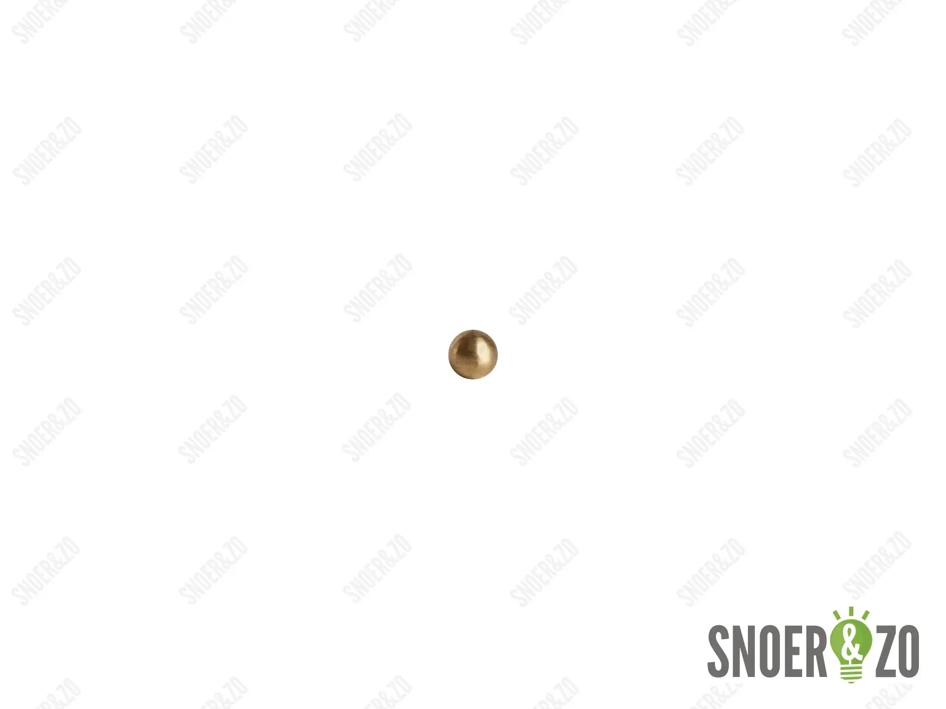 Kogel messing 8 mm met 1 gat binnendraad M3