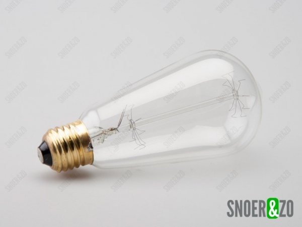 Kooldraadlamp edison ST64 helder 100W E27