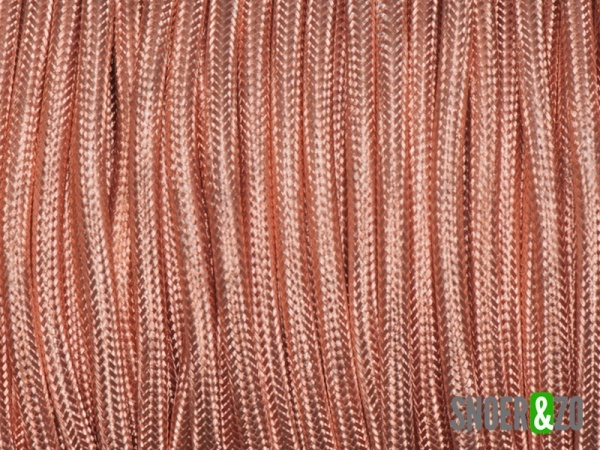 Koperkleurig metaal omsponnen strijkijzersnoer Koperkleurig metaal omsponnen strijkijzersnoer