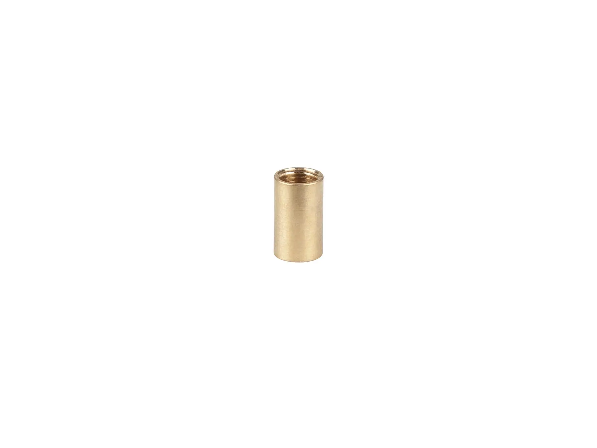 Koppelstuk messing binnendraad M10x1 - lengte 30 mm