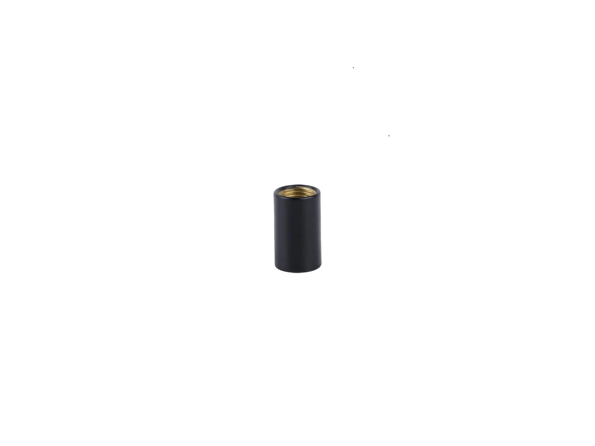 Koppelstuk zwart binnendraad M10x1 - lengte 14 mm