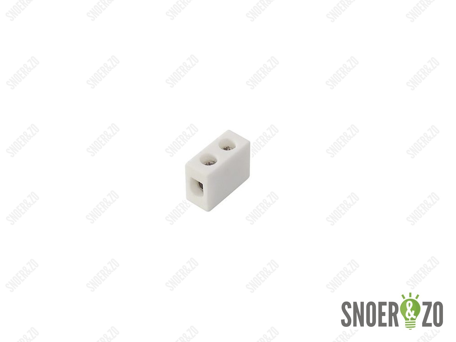 Kroonsteen porselein 1 polig Kroonsteen porselein 1 polig