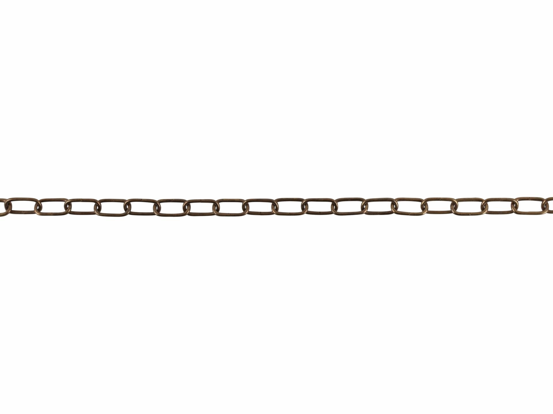 Lamp ketting brons 20x10mm Lamp ketting brons 20x10mm
