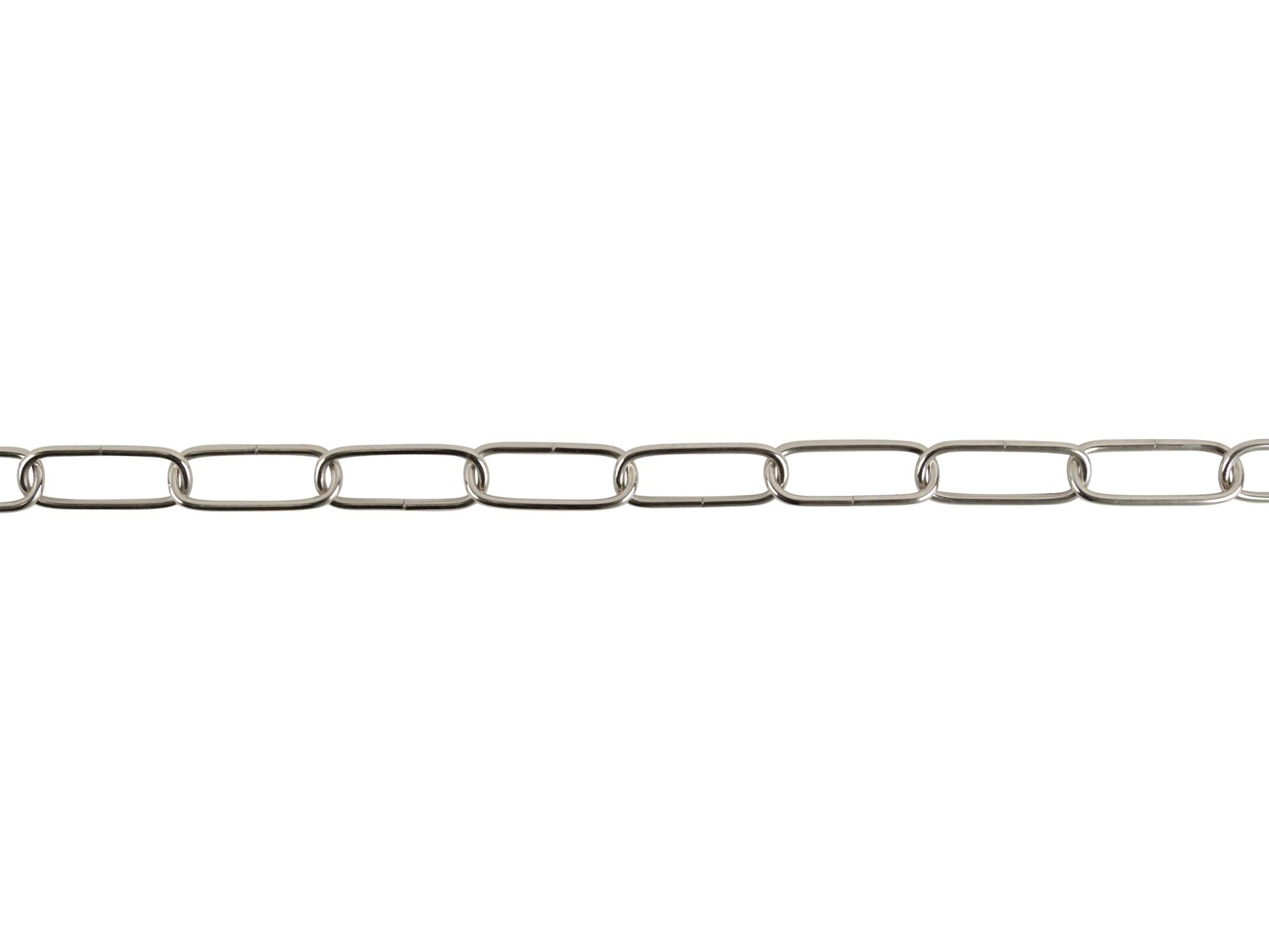 Lamp ketting chroom 39x16mm