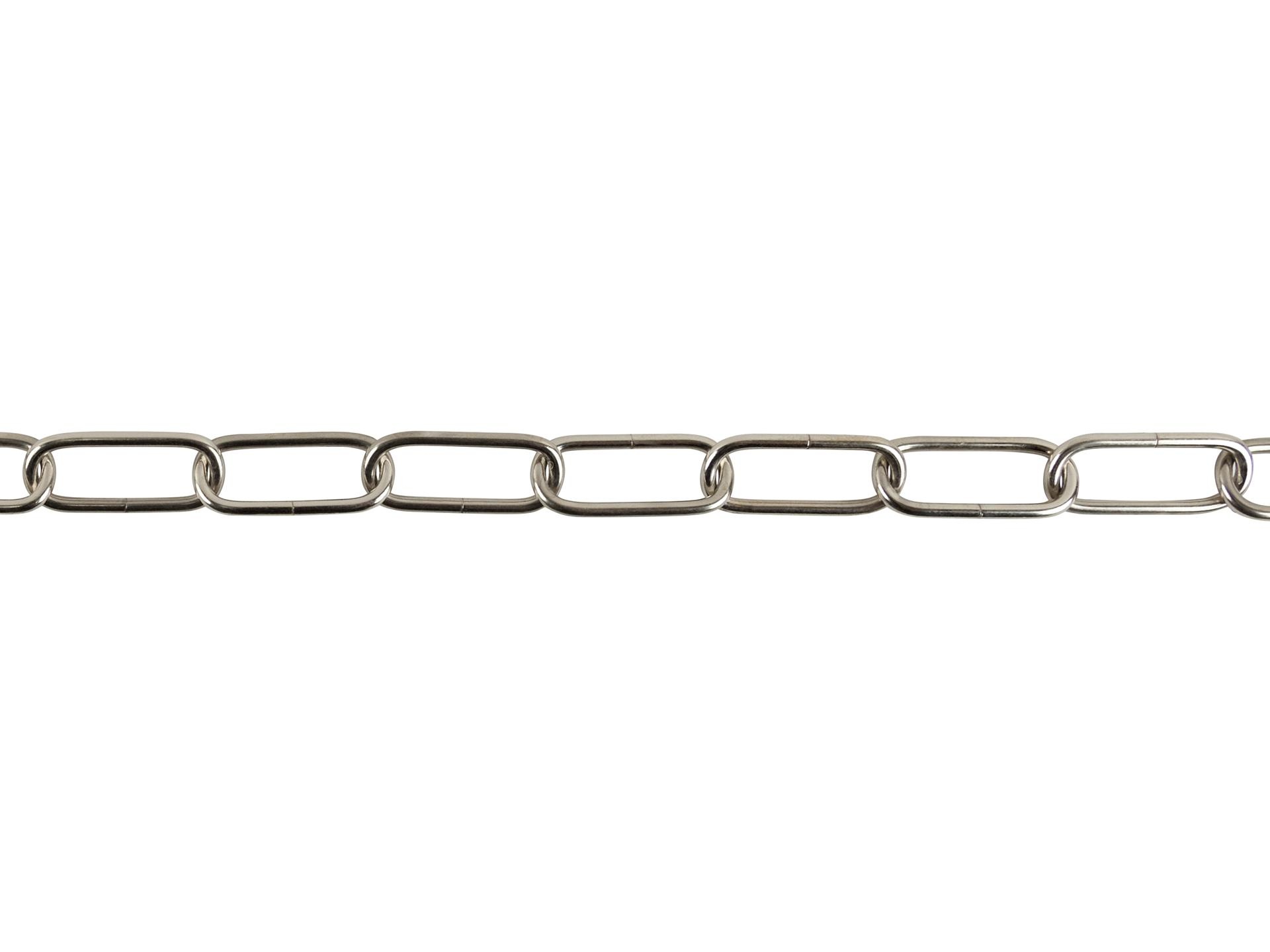 Lamp ketting chroom 47x20mm