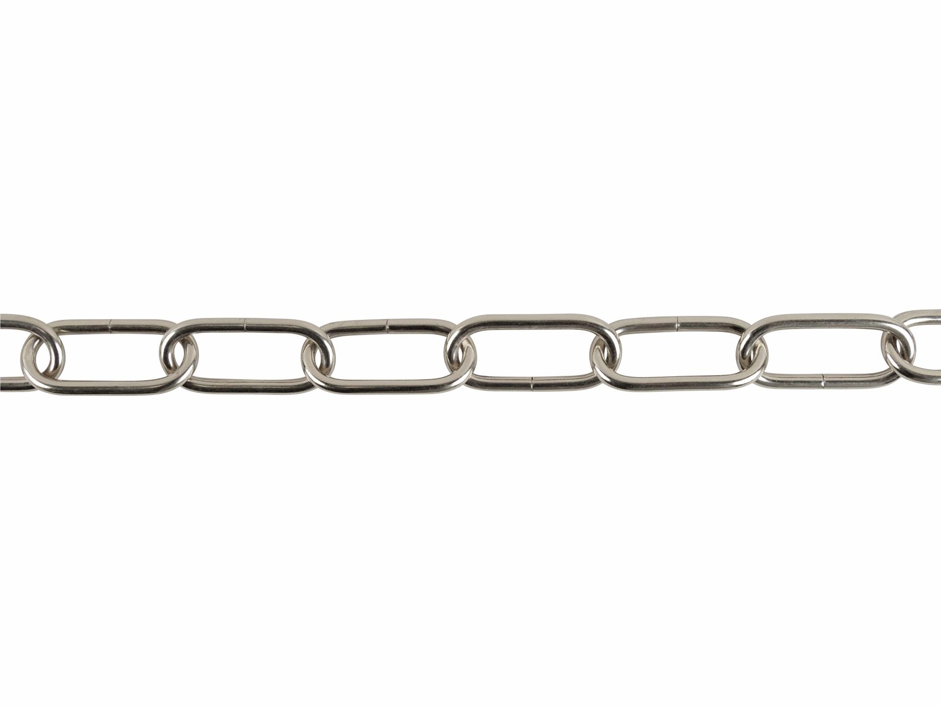 Lamp ketting chroom 55x24mm Lamp ketting chroom 55x24mm