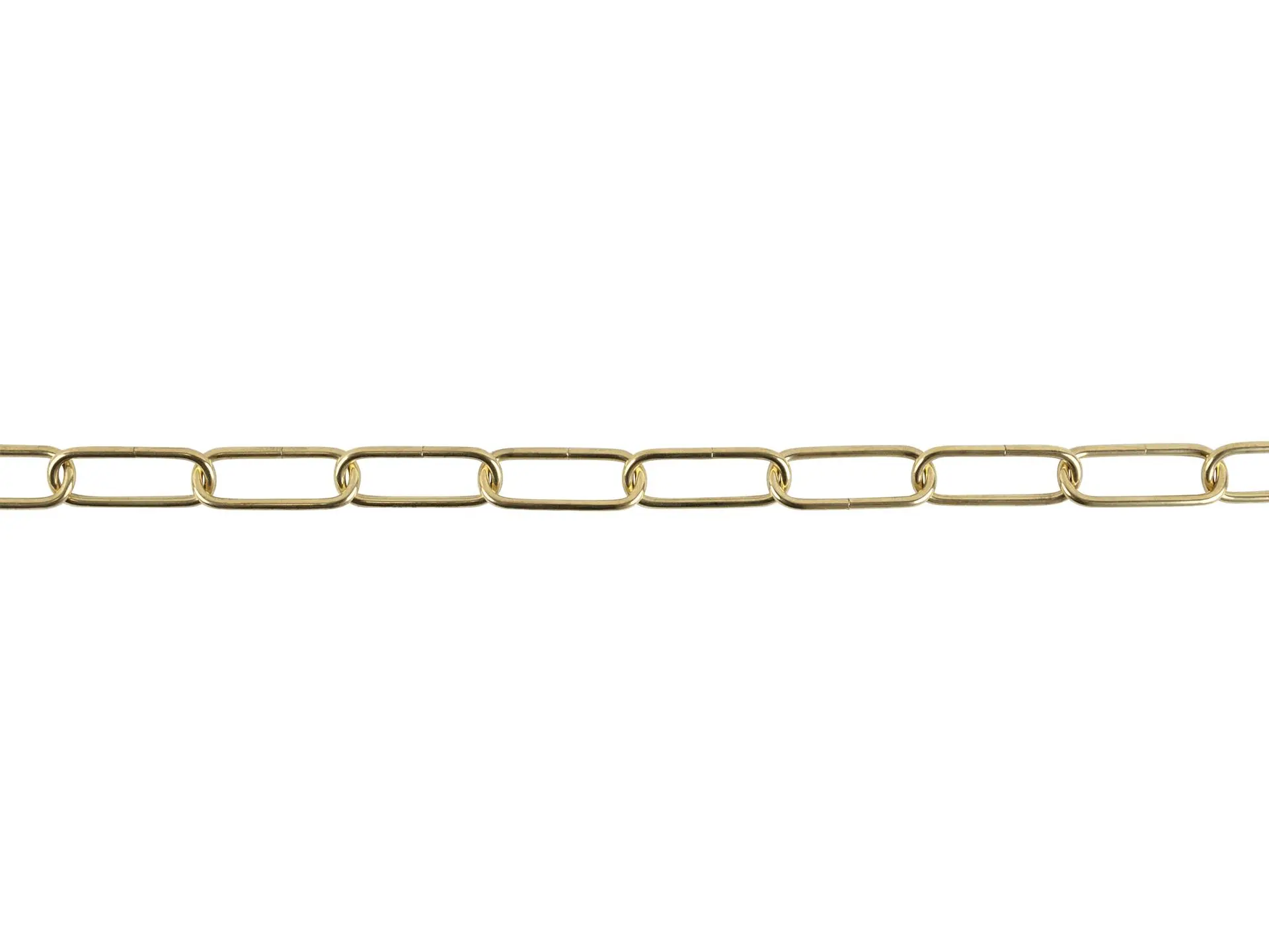 Lamp ketting messing kleur 39x16mm