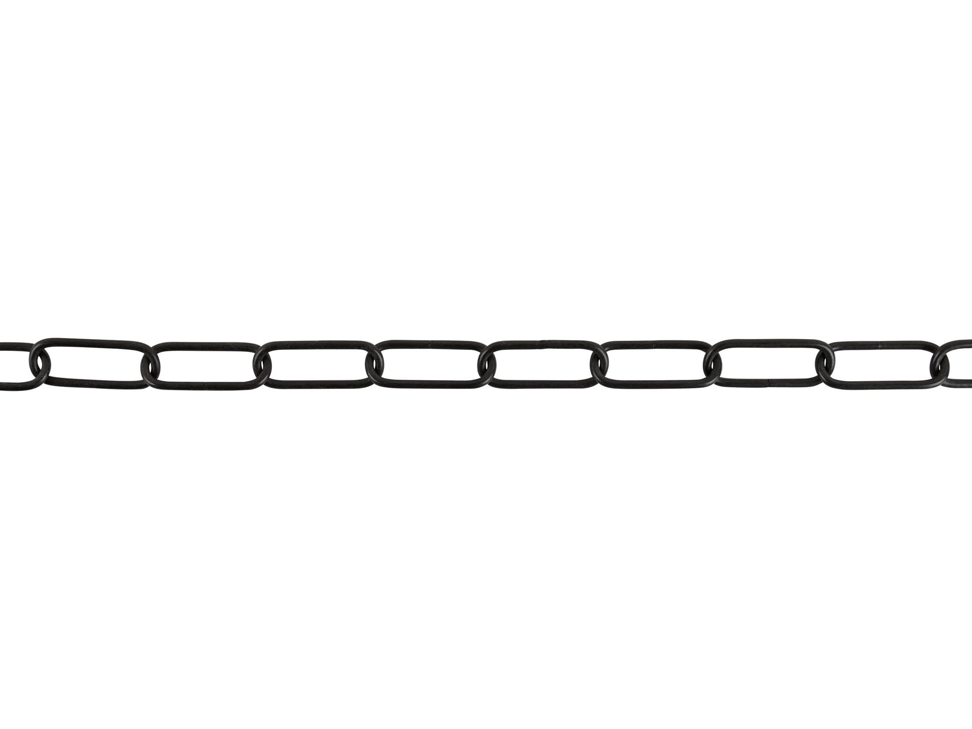 Lamp ketting zwart 39x16mm