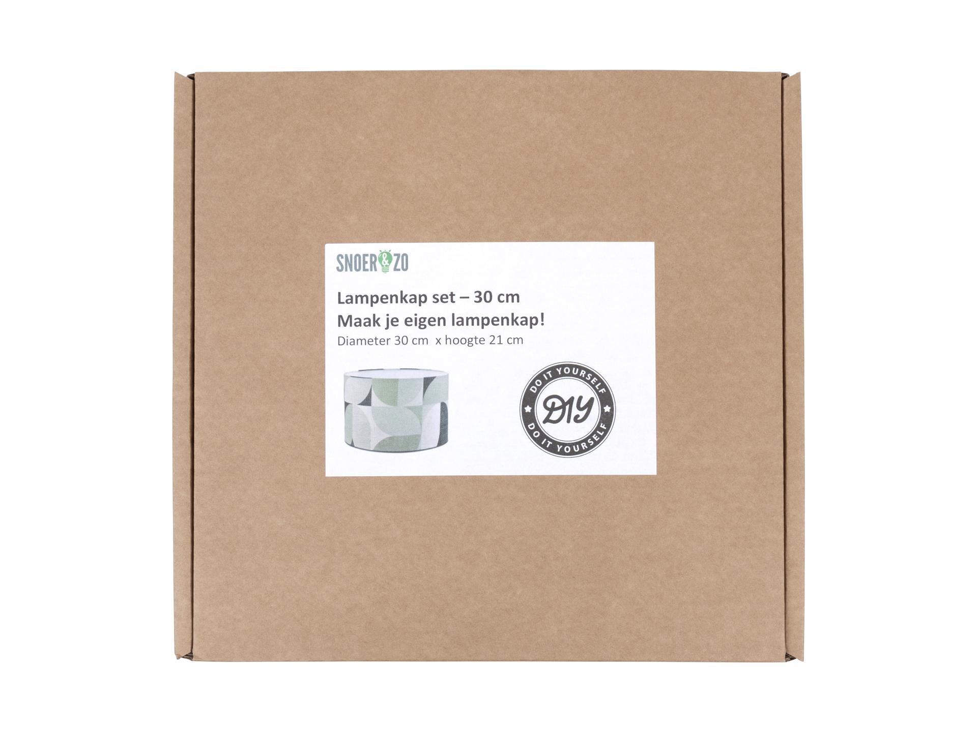Lampenkap kit DIY - voor ronde kap van 30 cm diameter Lampenkap kit DIY - voor ronde kap van 30 cm diameter
