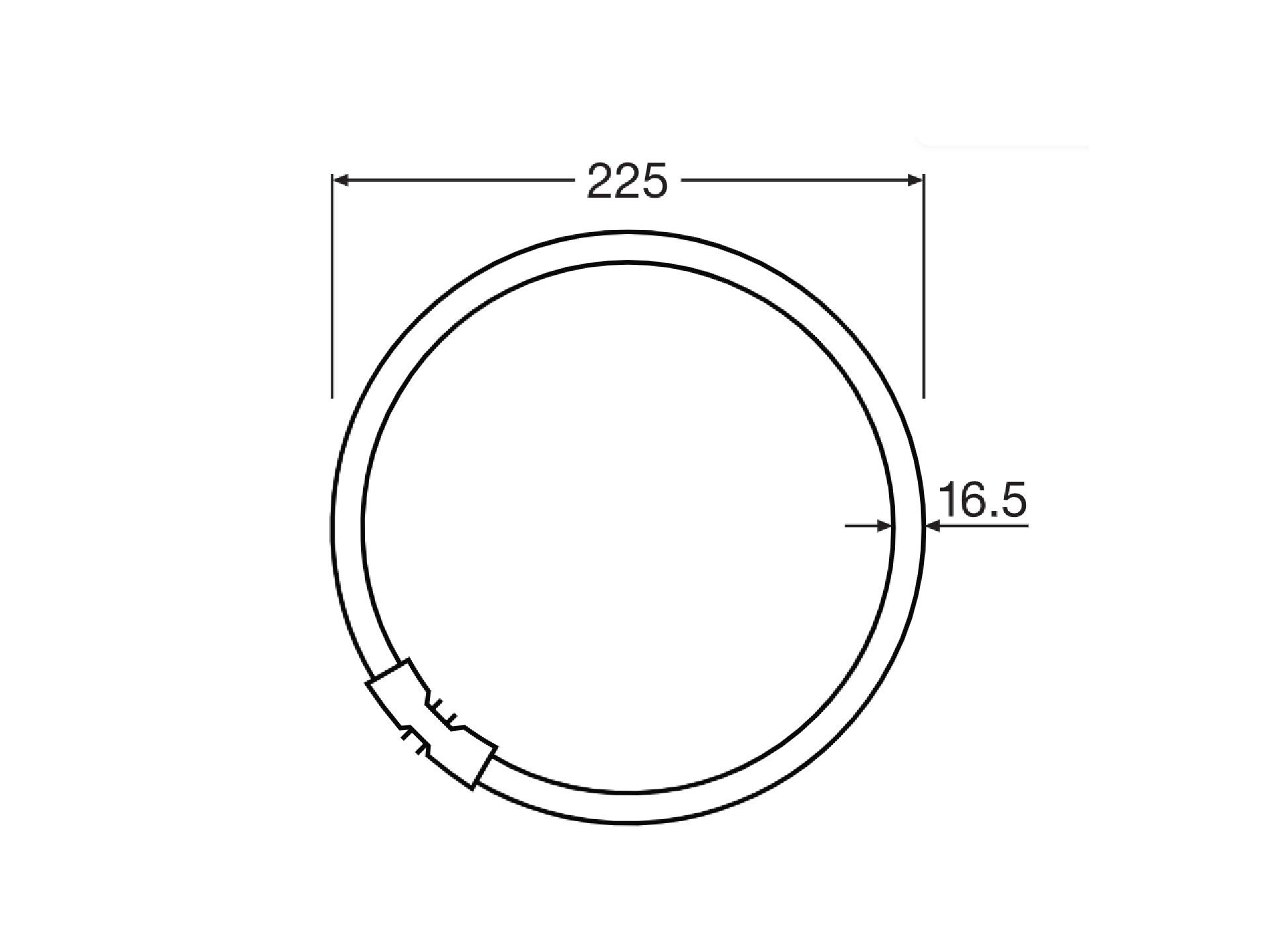 LEDVANCE LED T5 FC22 - 225mm - 11.6W 830 warm wit - 2GX13 - vervanger van 22W ronde TL T5 buis