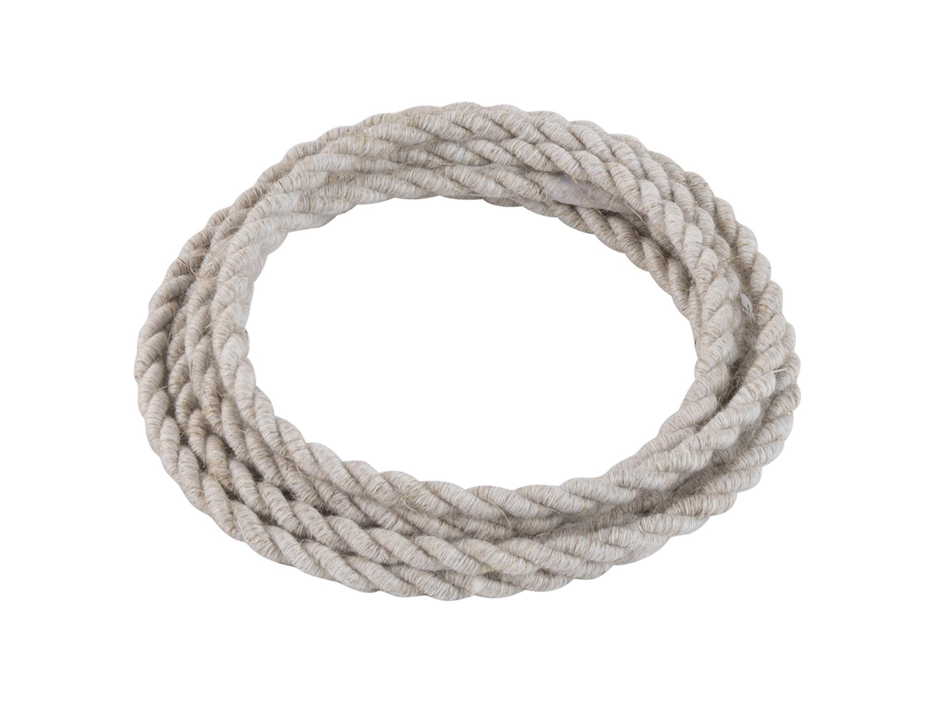 Linnen gedraaid strijkijzersnoer - 2 aderig