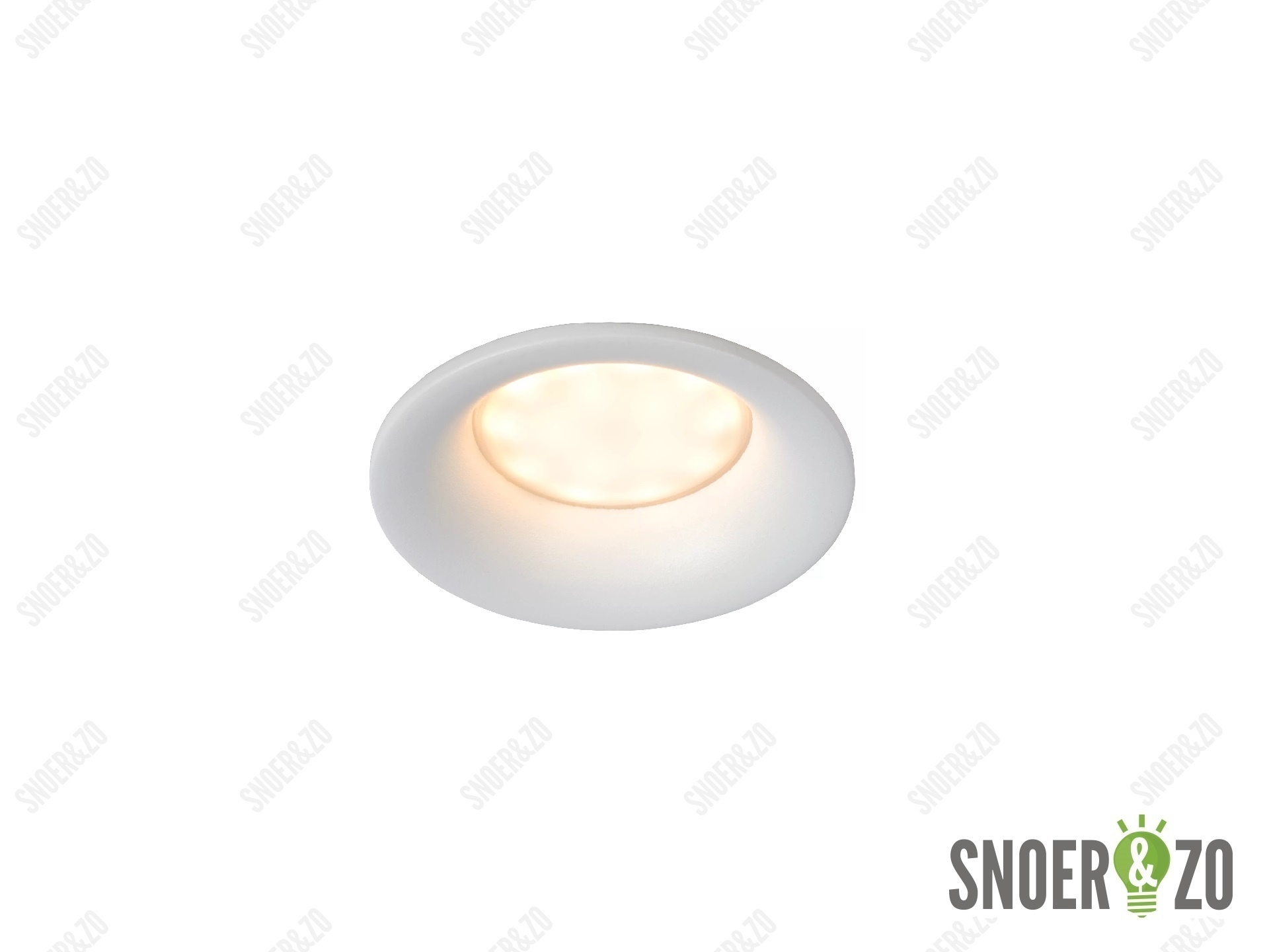 Lucide inbouwspot ziva rond wit IP44