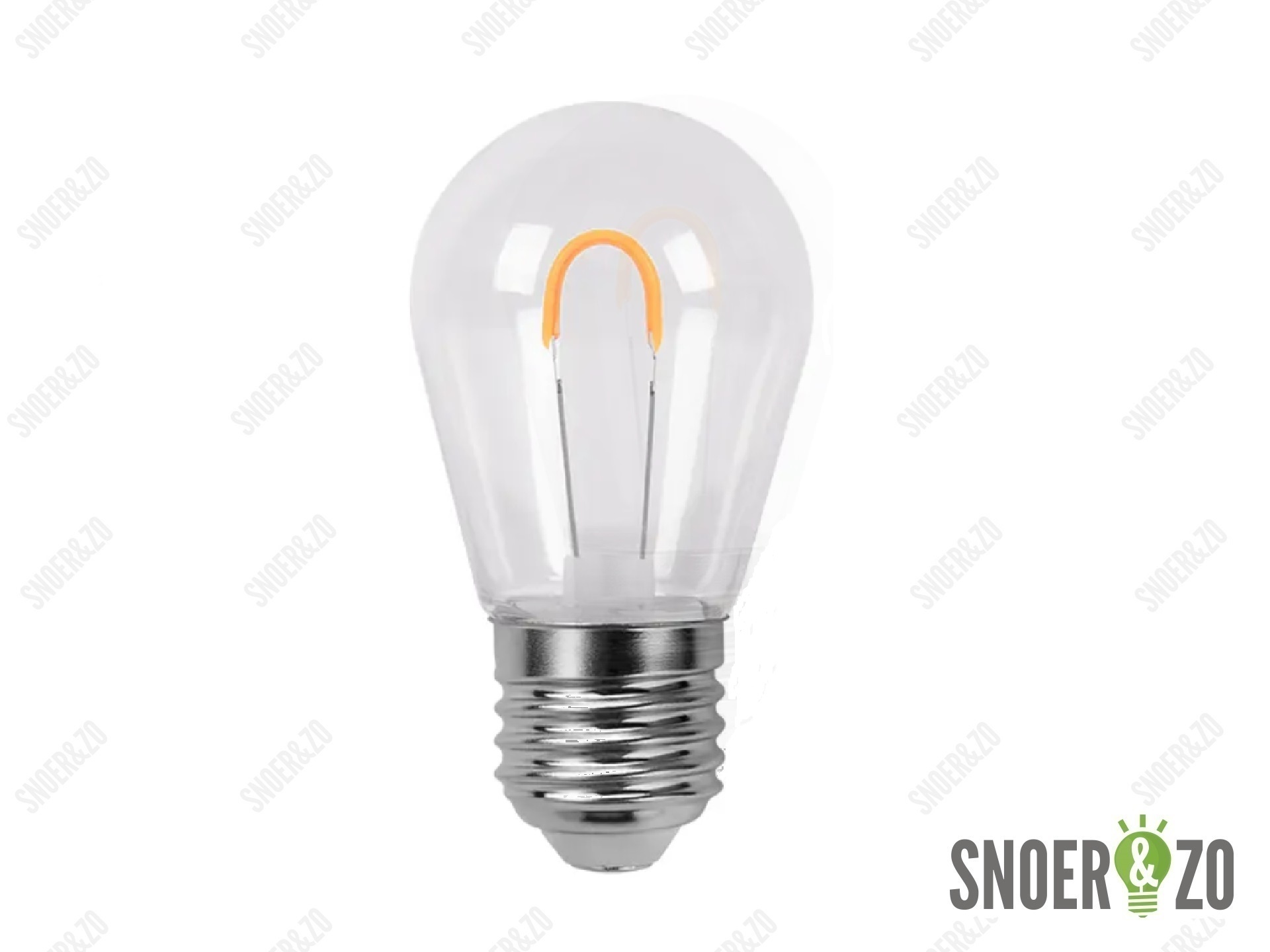 LXL LED filament U-vorm ST45 1W E27 helder dimbaar