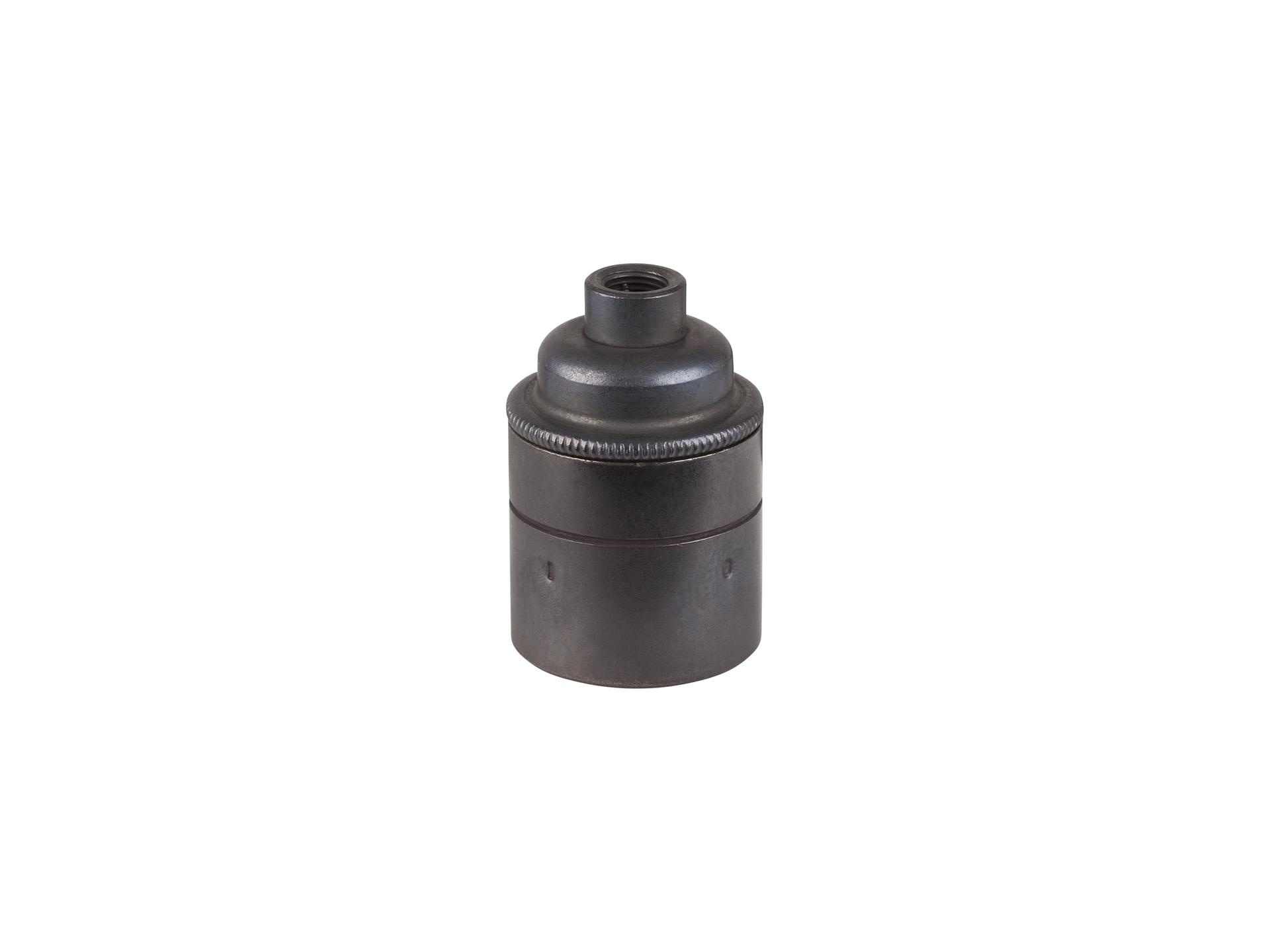 Metalen fitting E27 industrial donker brons