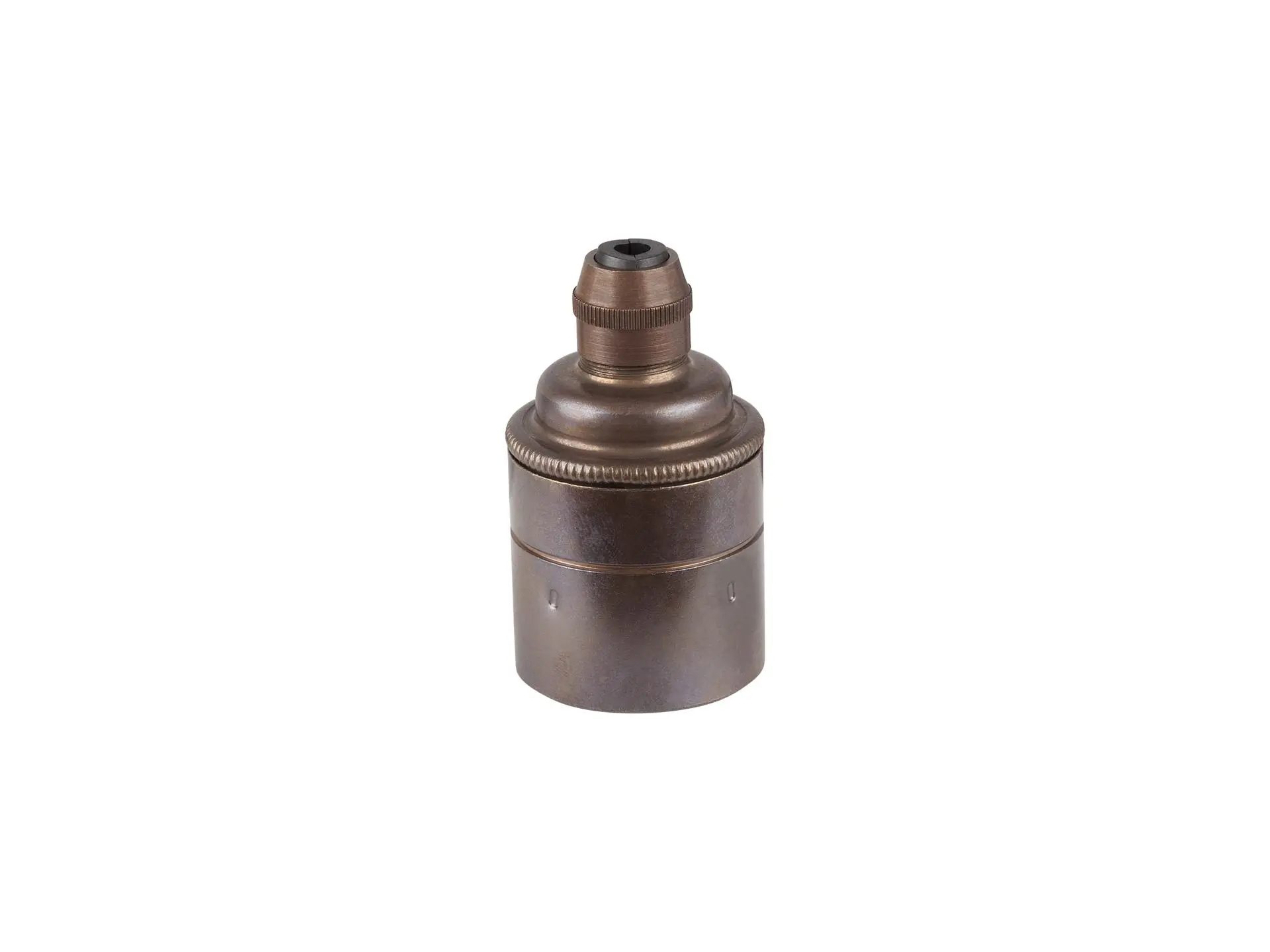Metalen fitting E27 industrial Engels messing met vaste trekontlaster
