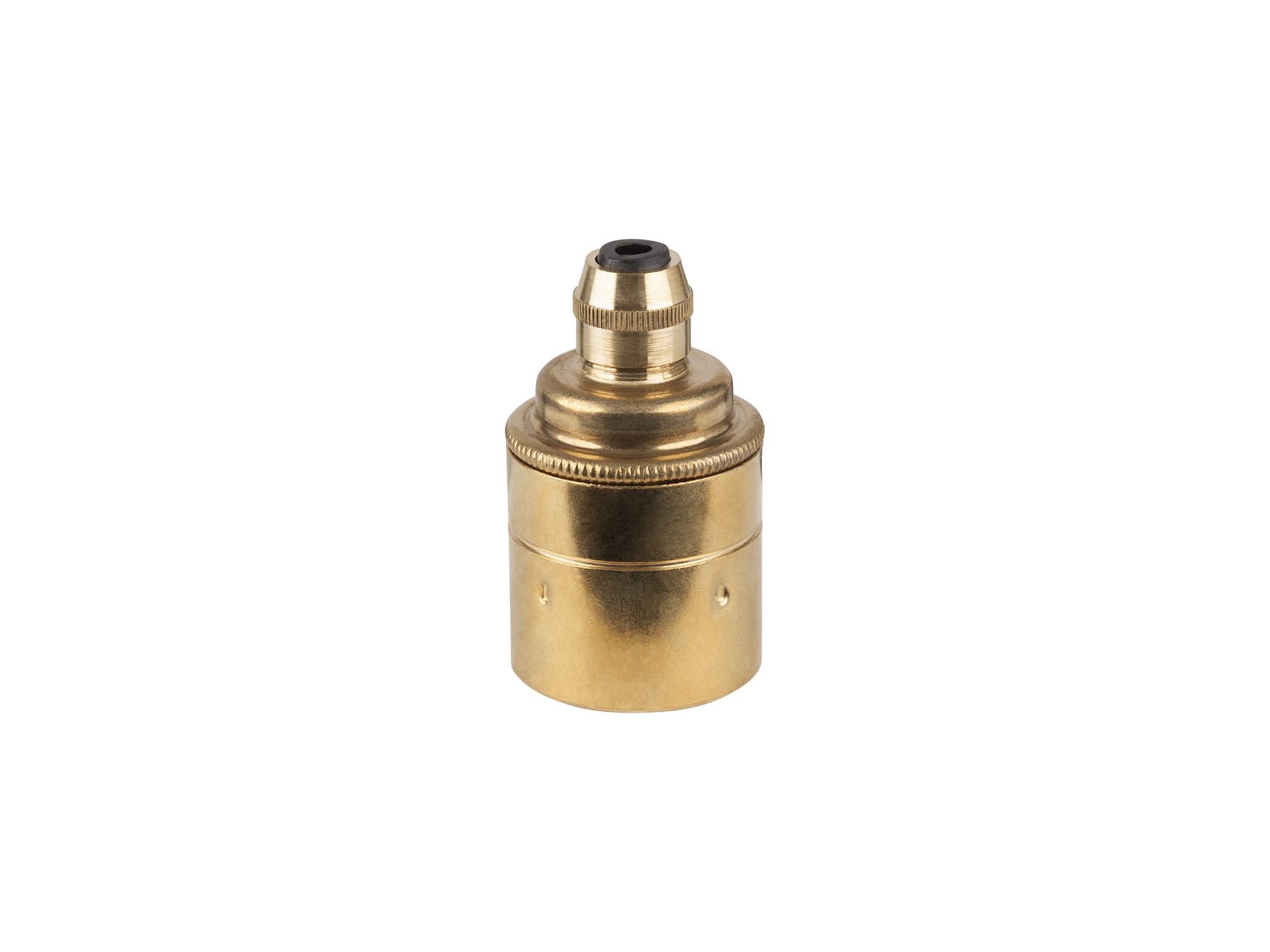 Metalen fitting E27 industrial messing gladde mantel met vaste trekontlaster