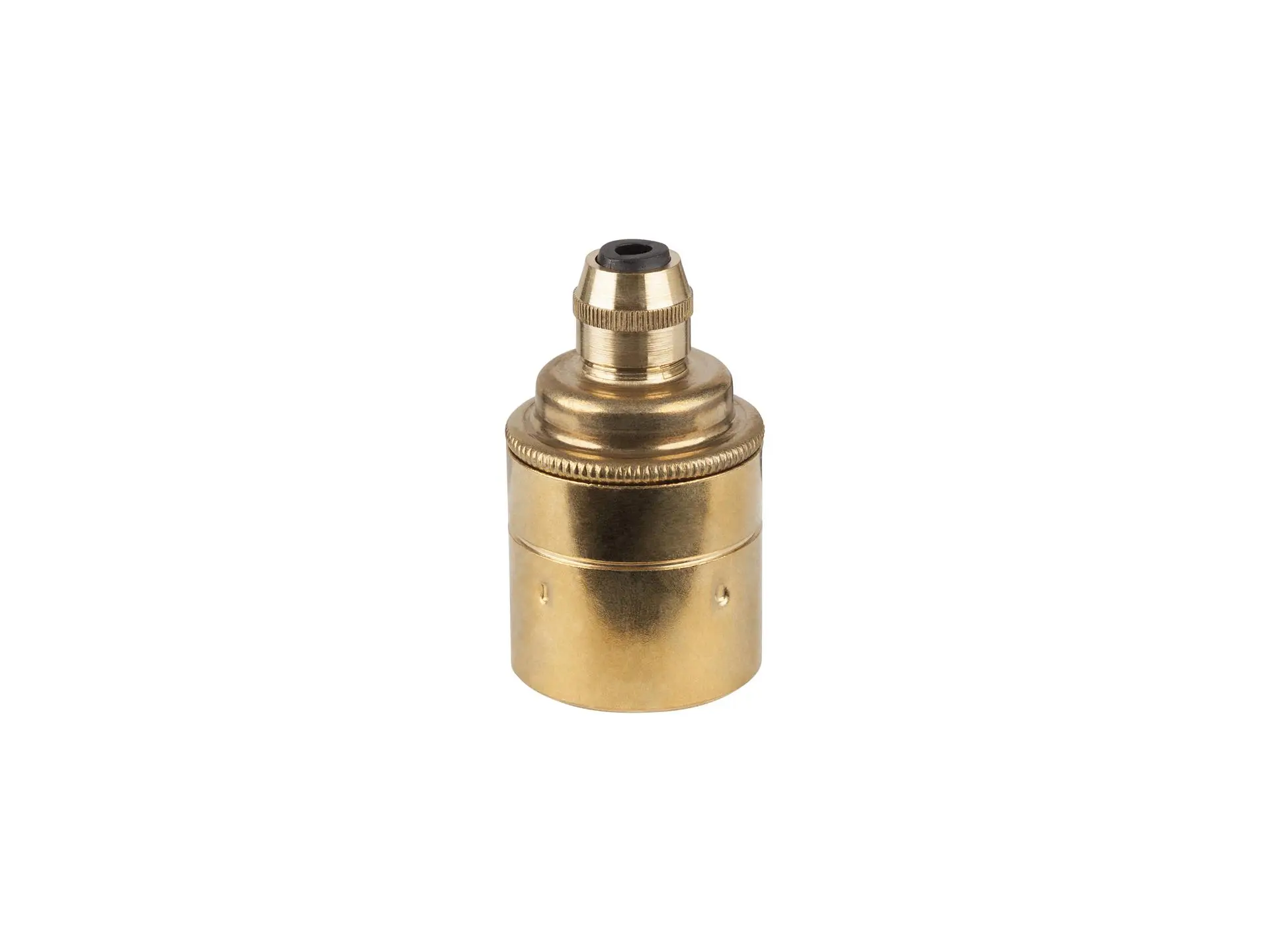 Metalen fitting E27 industrial messing gladde mantel met vaste trekontlaster