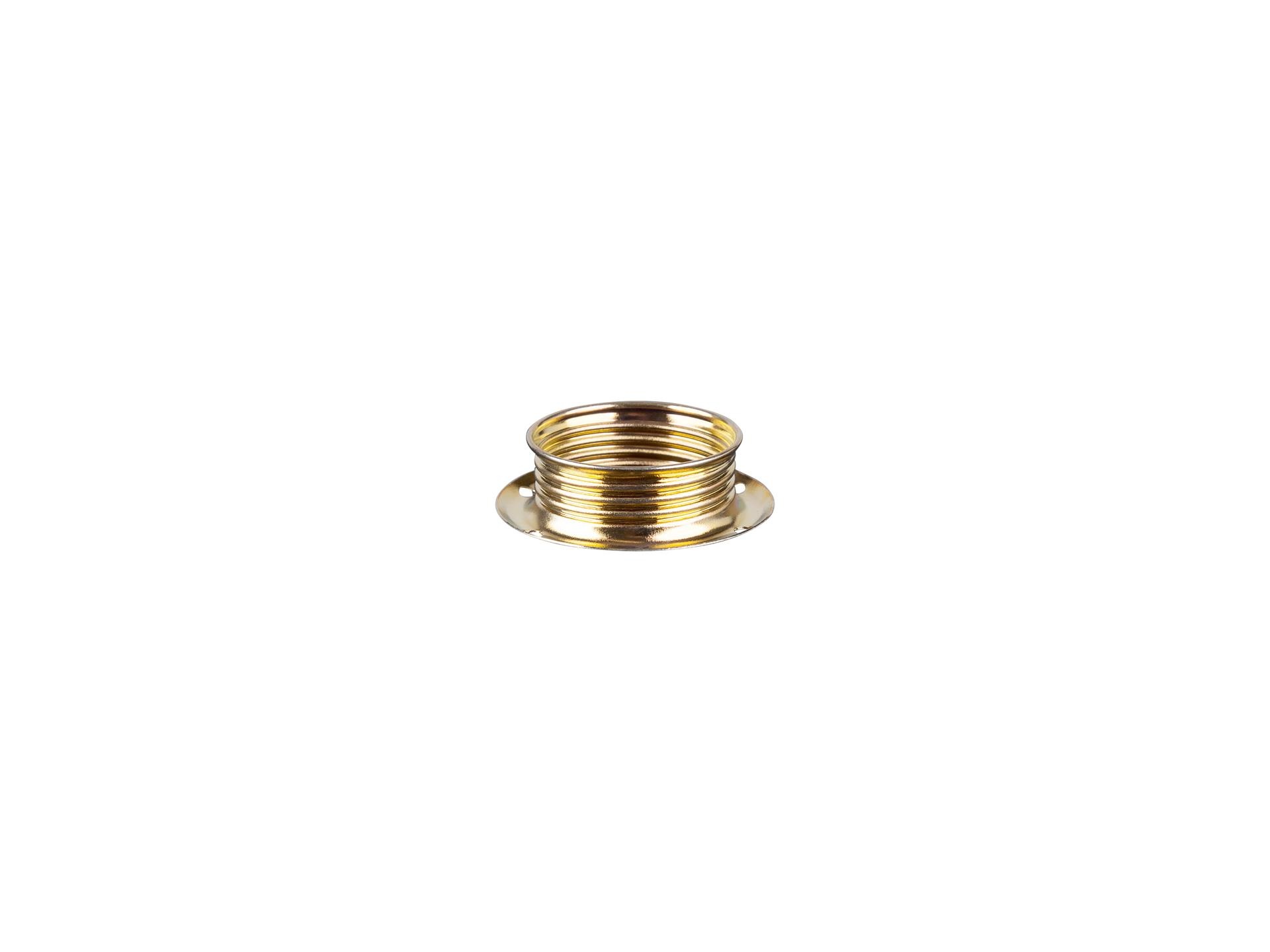 Metalen fitting ring voor E14 fitting - messing kleur Metalen fitting ring voor E14 fitting - messing kleur