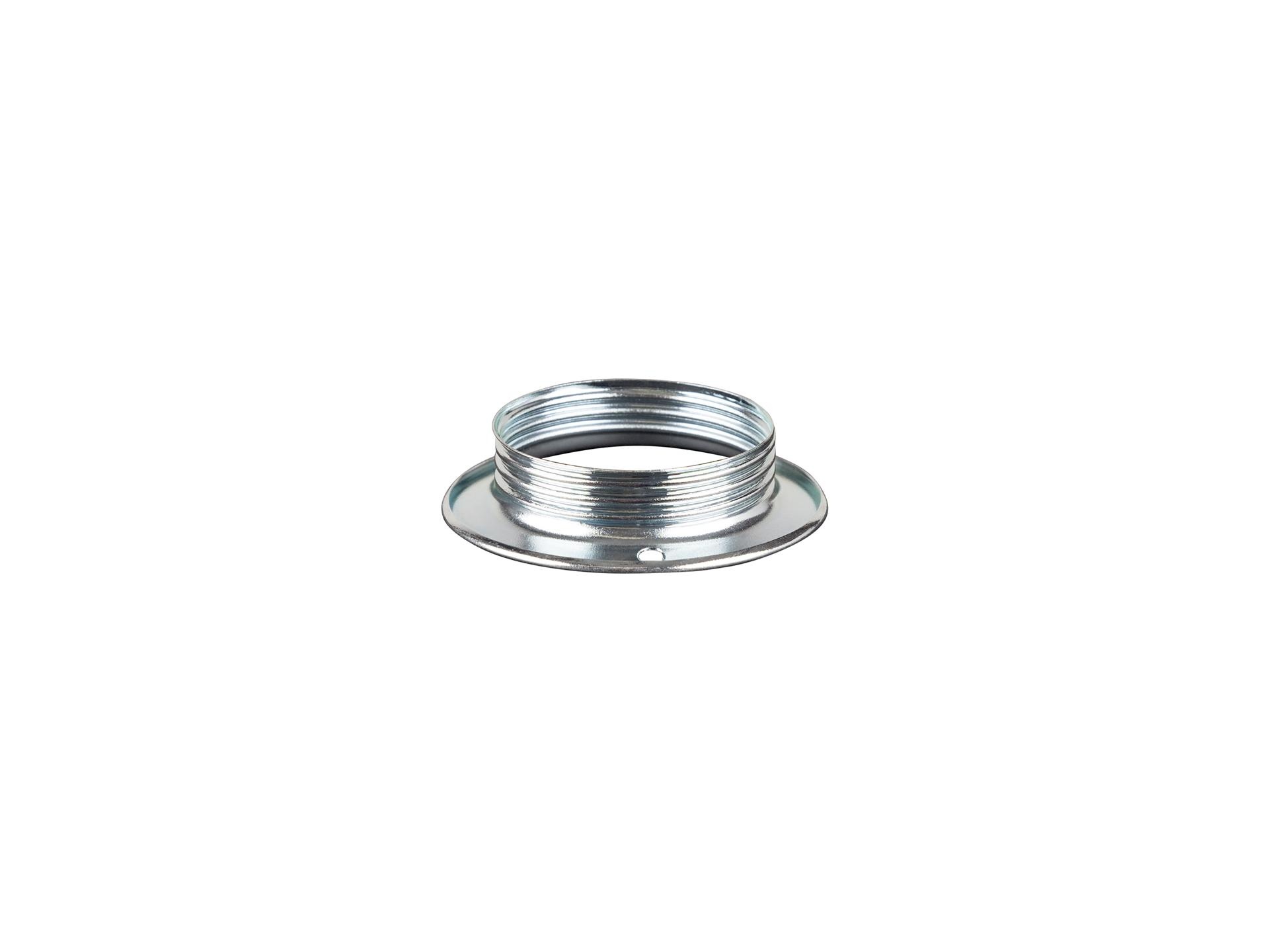 Metalen fitting ring voor E27 fitting - chroom kleur