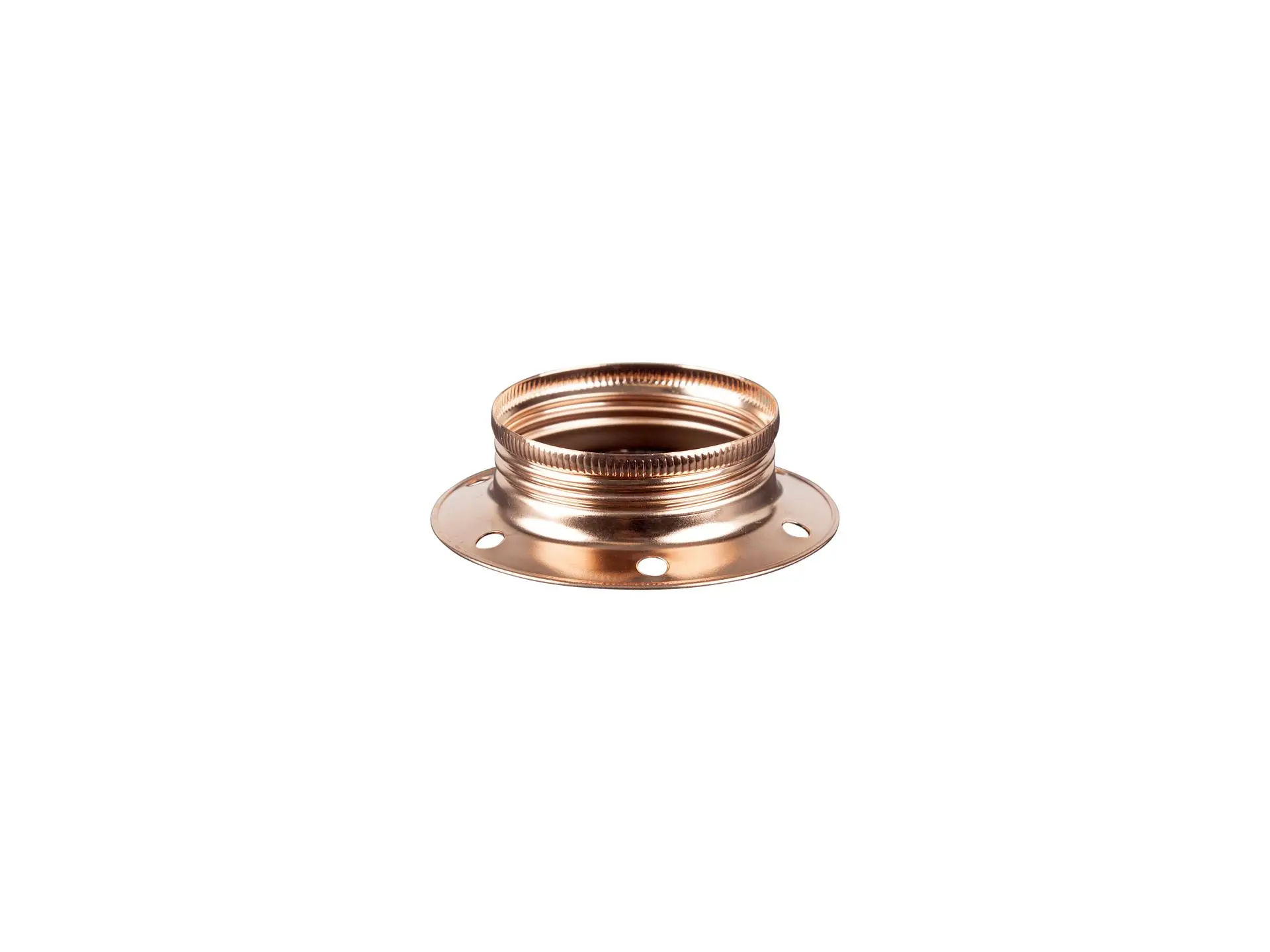 Metalen fitting ring voor E27 fitting - rood koper breed model