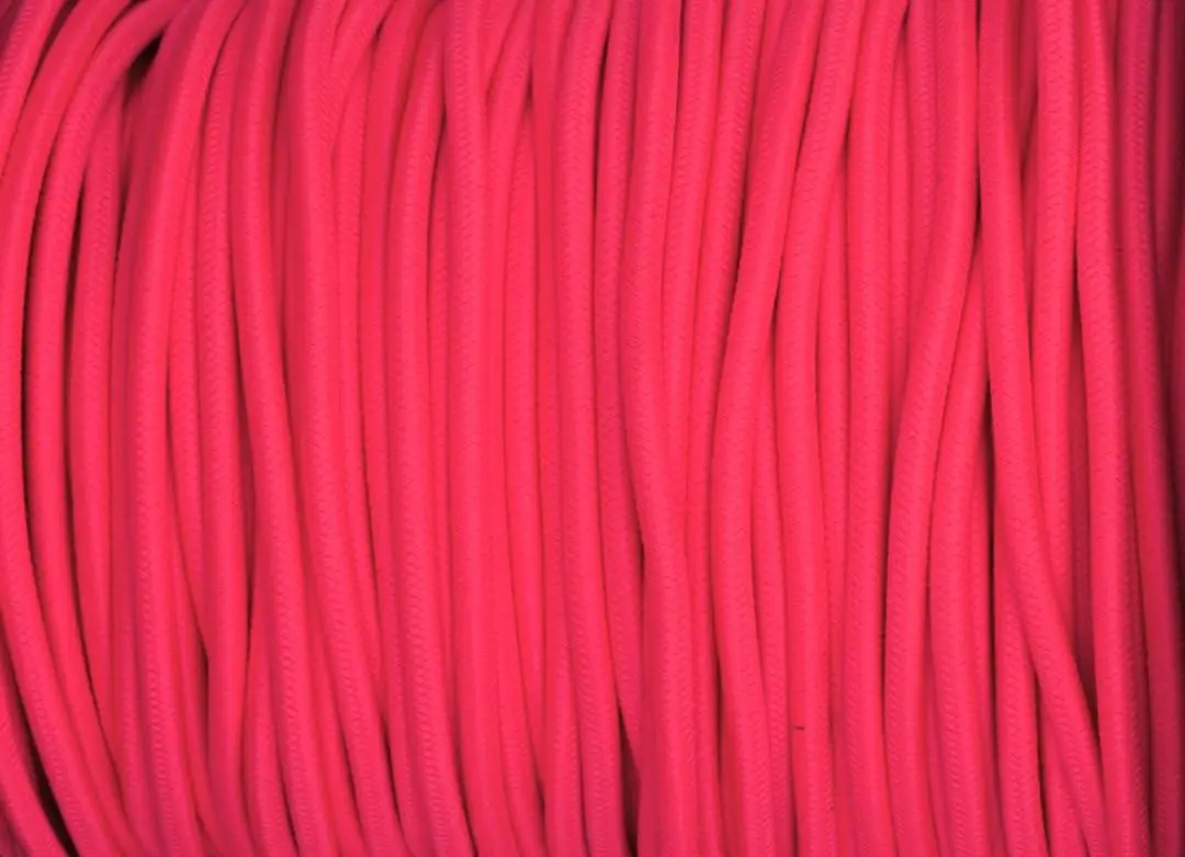 Neon roze strijkijzersnoer - 2 aderig