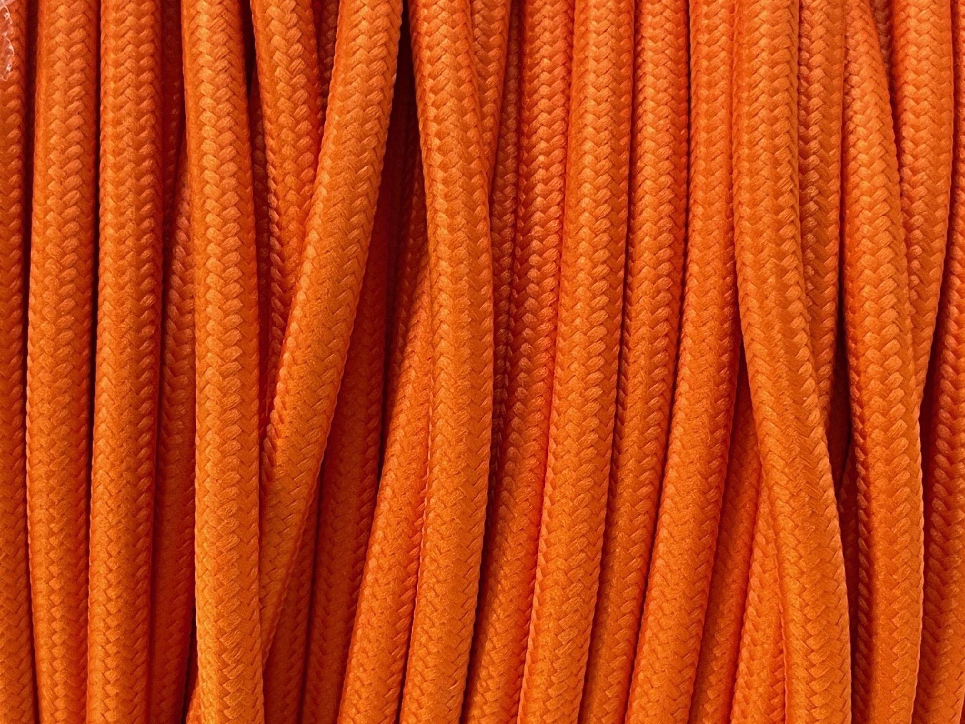 Oranje strijkijzersnoer - rol 100 meter