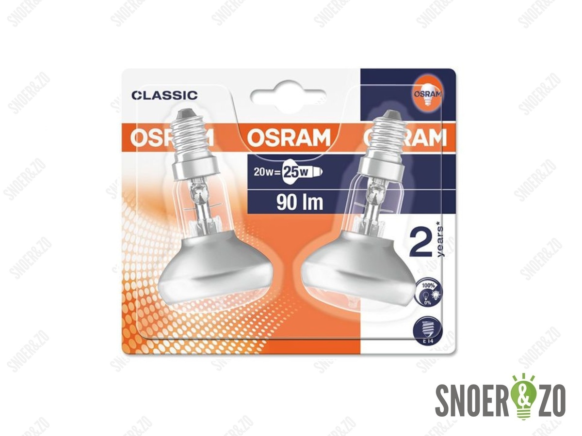 Osram 64541 Classic R50 Eco Pro 20W E14 ( blister 2 stuks )