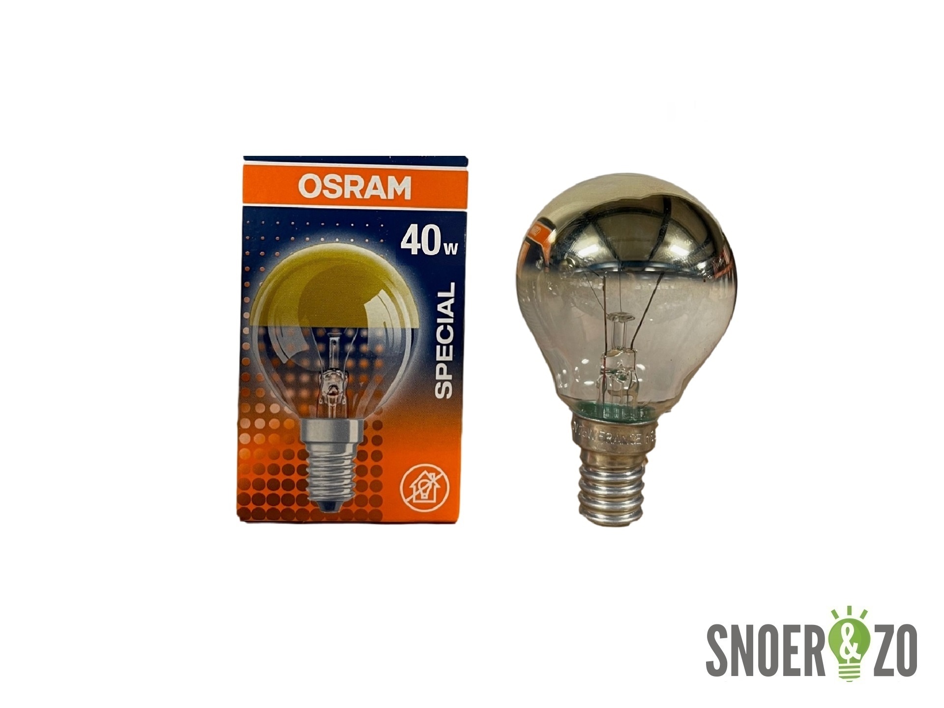 Osram Special Mirror P 40W 240V E14 Gold Osram Special Mirror P 40W 240V E14 Gold