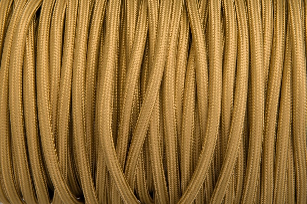 Oud goud strijkijzersnoer - 2 aderig