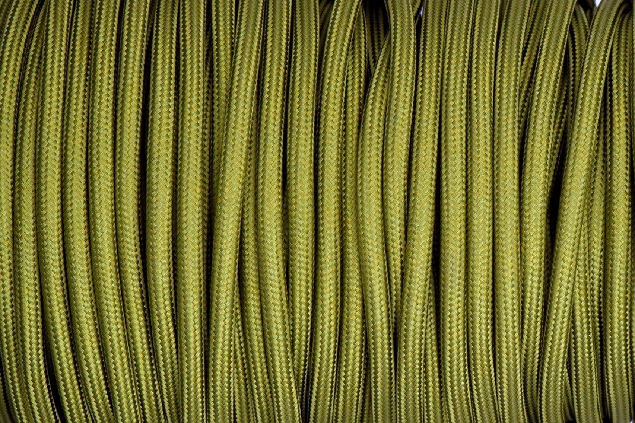 Oud groen strijkijzersnoer - 2 aderig