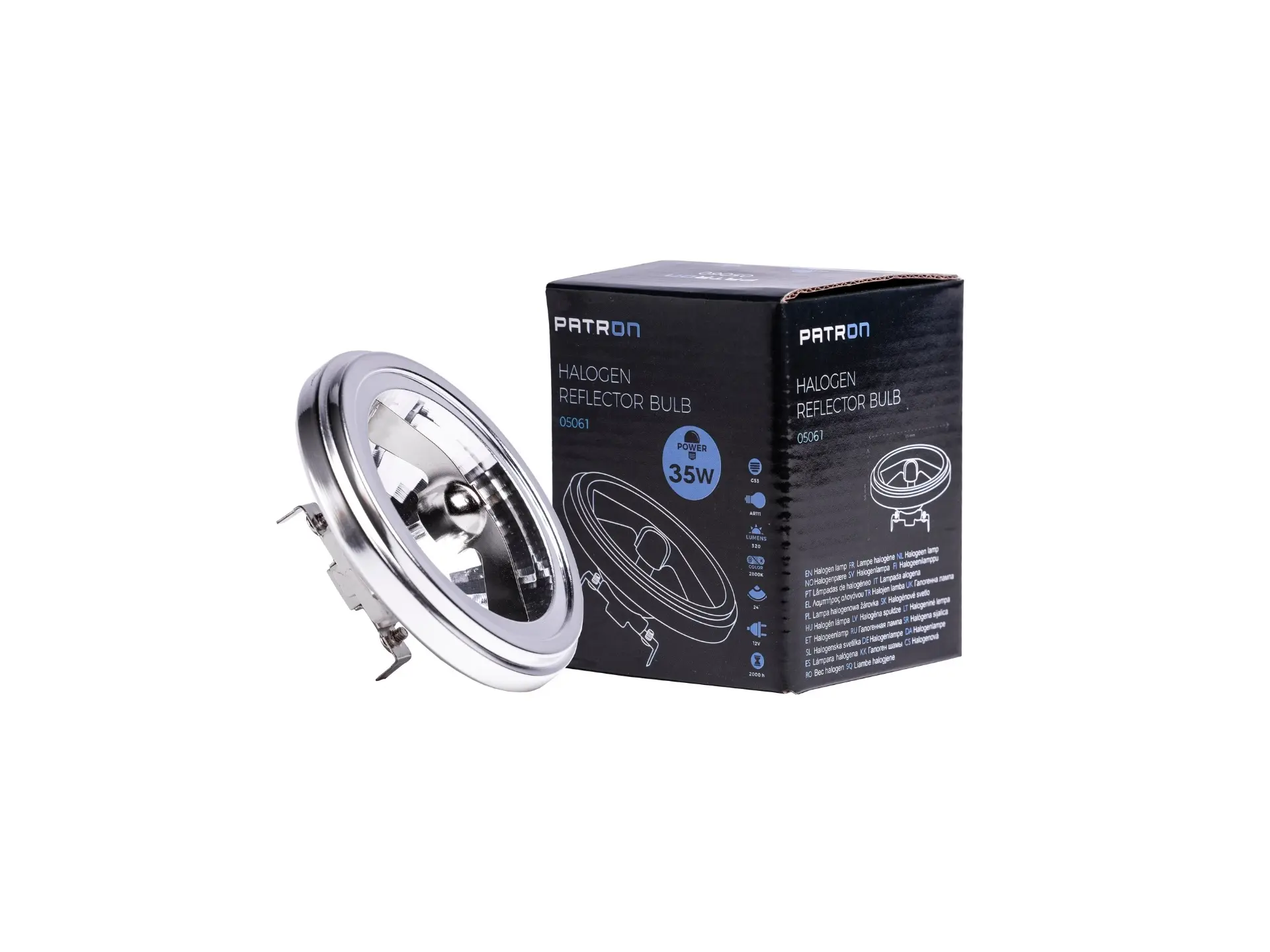 Patron Halogeenlamp Halospot 111 35W 12V G53 FL 24°