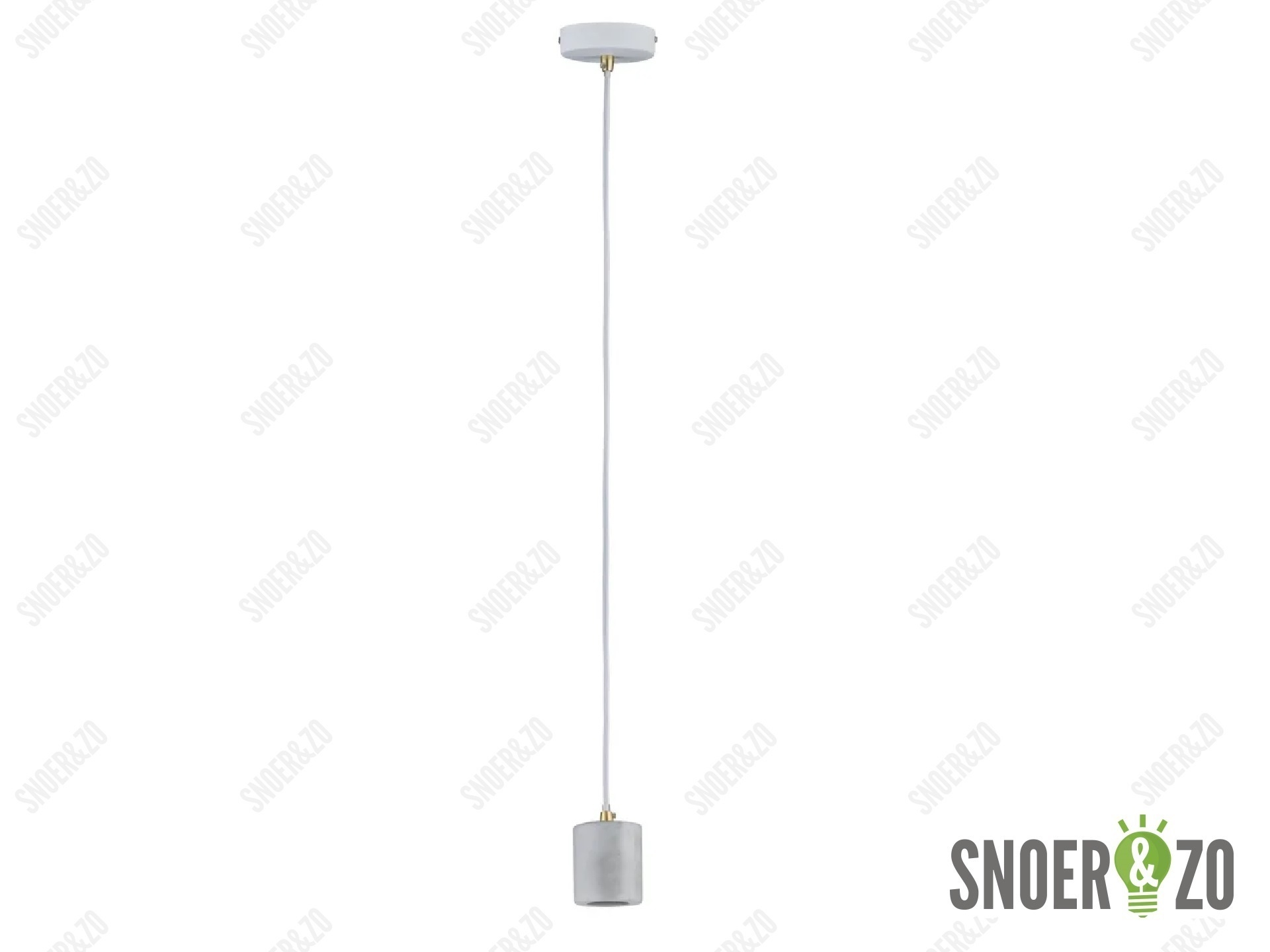 Paulmann hanglamp nordin E27 wit marmer goud