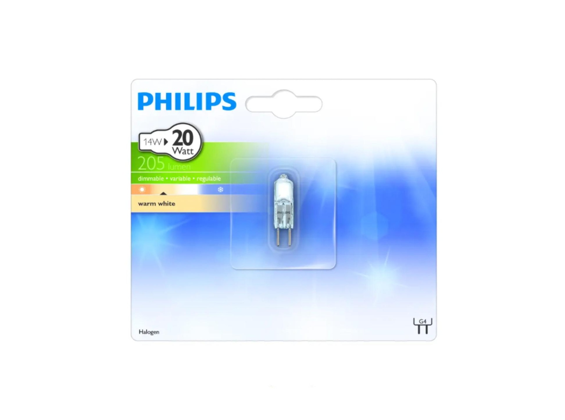 Philips Halogeen G4 Capsule 14W 12V - AV