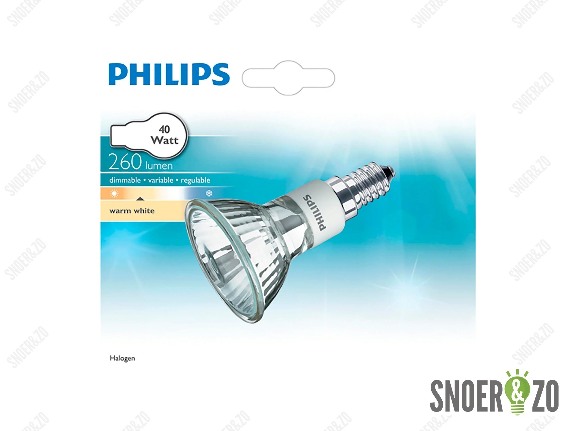 Philips HalogenA PAR16 40W E14 230V 25D - EV