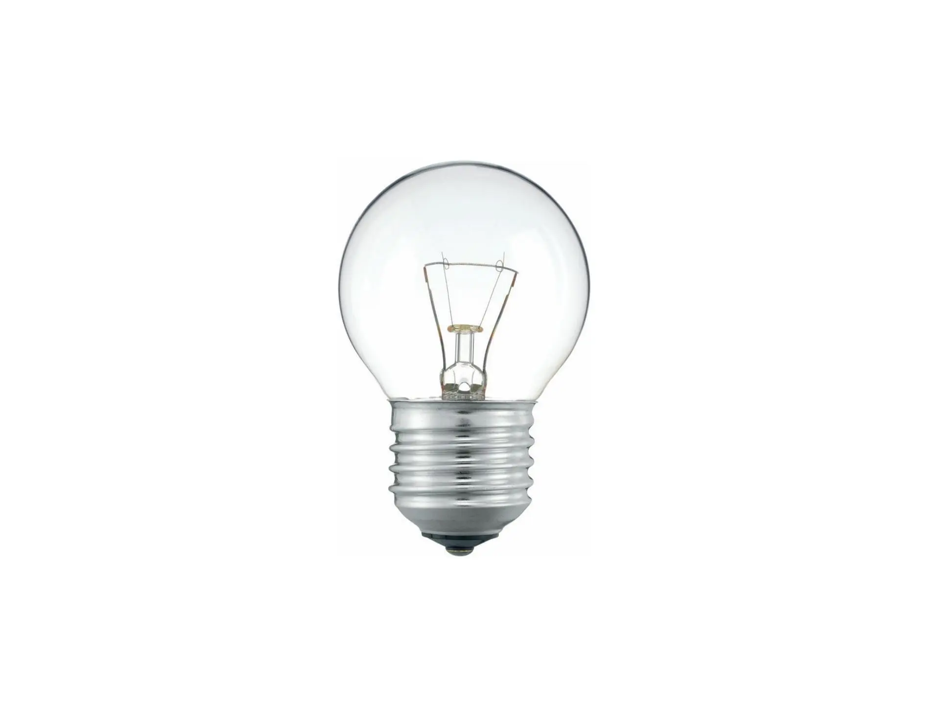 Philips Standard Lustre kogellamp 40W E27 230V P45 helder