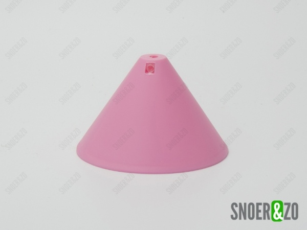 Plafondkap kunststof roze met trekontlaster