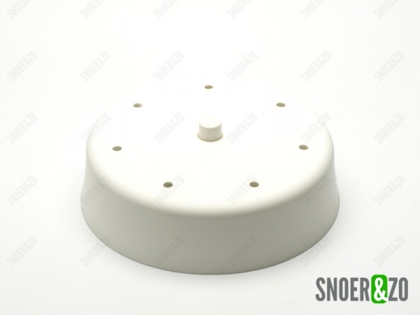 Plafondkap kunststof wit met 7 gaten Plafondkap kunststof wit met 7 gaten