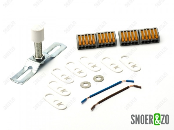 Plafondkap kunststof wit met 7 gaten Plafondkap kunststof wit met 7 gaten