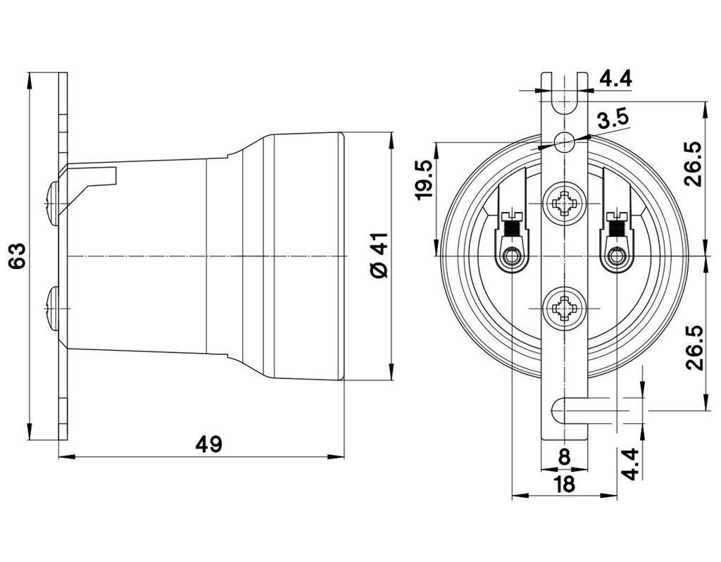Porselein fitting E27 met montagebeugel met aarde aansluiting Porselein fitting E27 met montagebeugel met aarde aansluiting