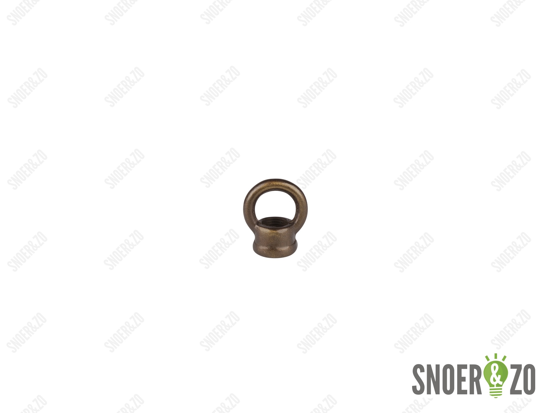 Ringnippel brons 22 mm - M10x1 binnendraad Ringnippel brons 22 mm - M10x1 binnendraad